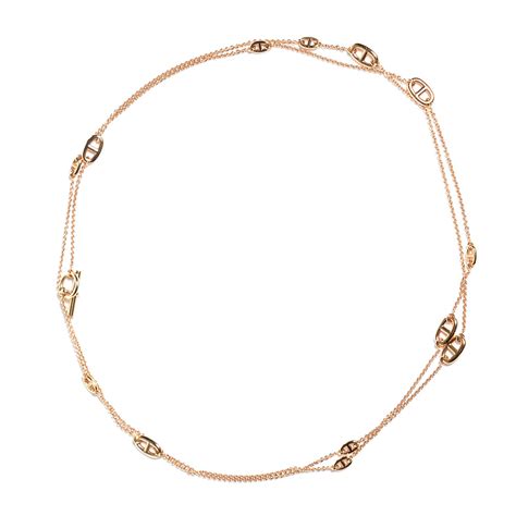 hermes farandole necklace rose gold|bracelet hermes farandole.